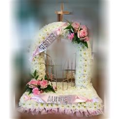 Pink and white Gates of Heaven