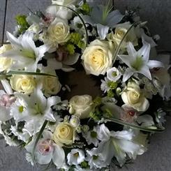 White wreath