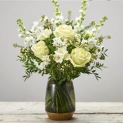 Olive vase arrangement