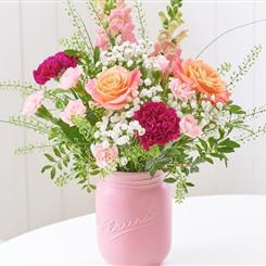 Pink fleur vase