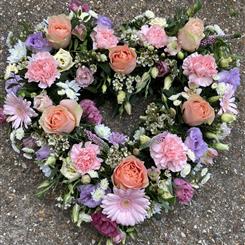 Sweet pastels open heart