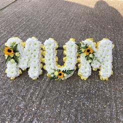 Mum with Sunflower Clusters