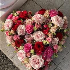 Heavenly rose heart